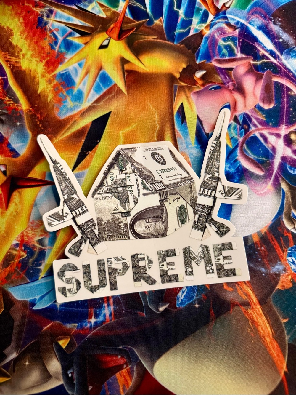 Supreme Origami sticker